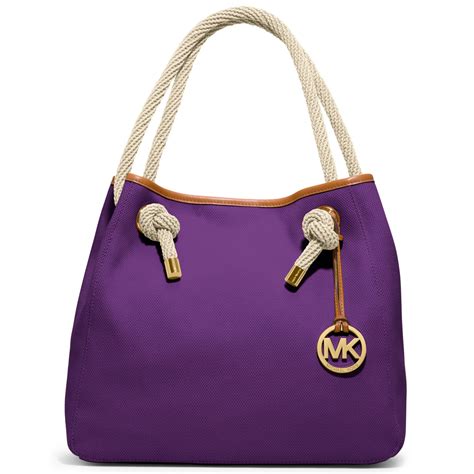 mk purple bag